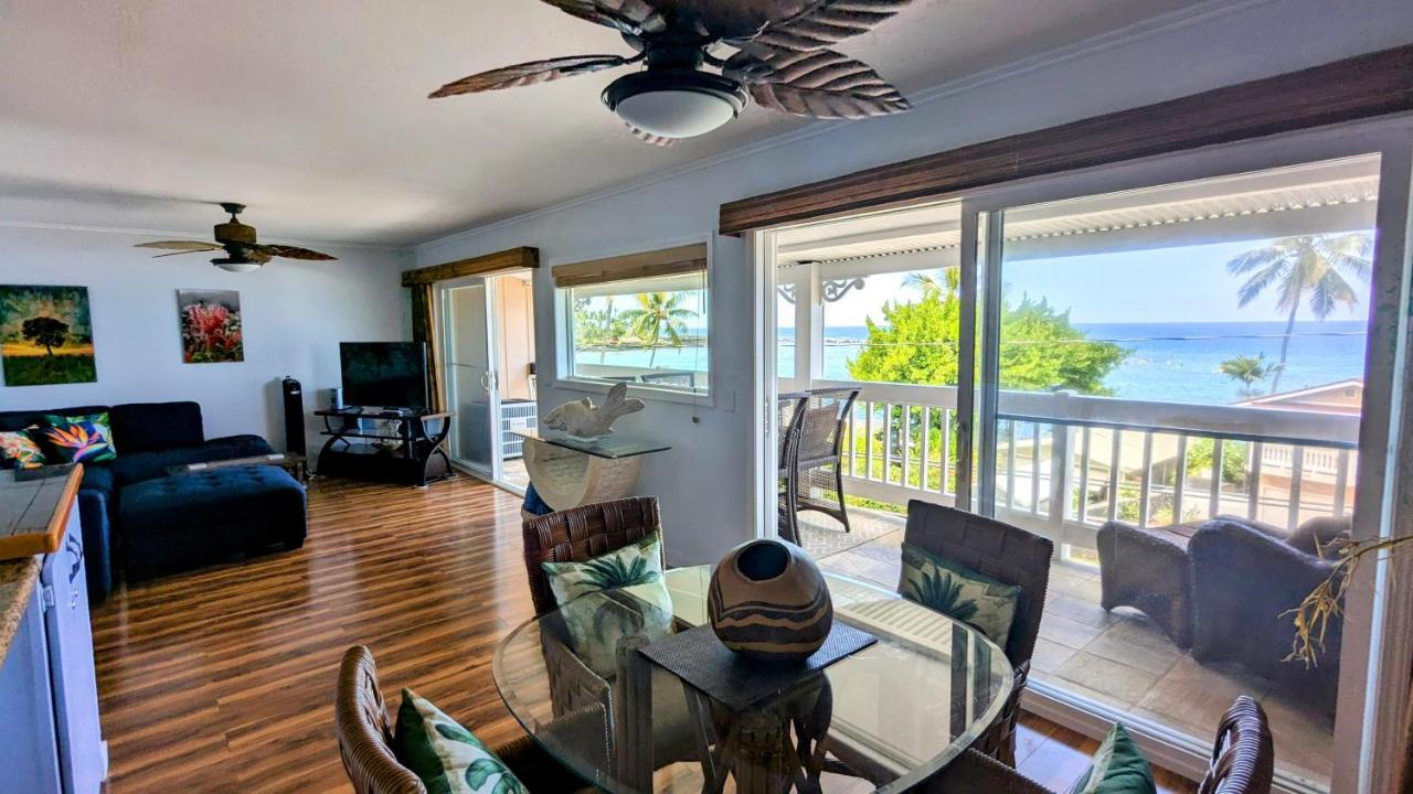 Appartamento Seaspray Oceanview Kailua-Kona Esterno foto