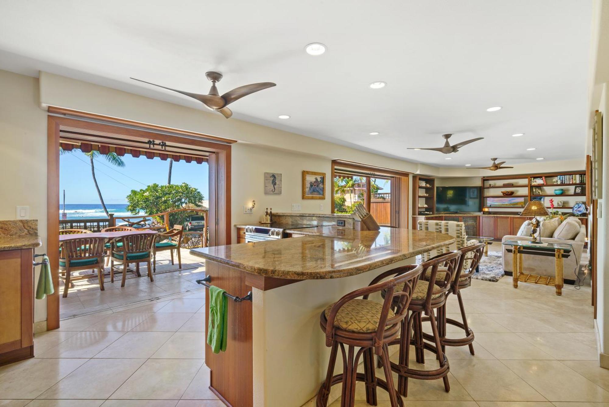 Appartamento Seaspray Oceanview Kailua-Kona Esterno foto