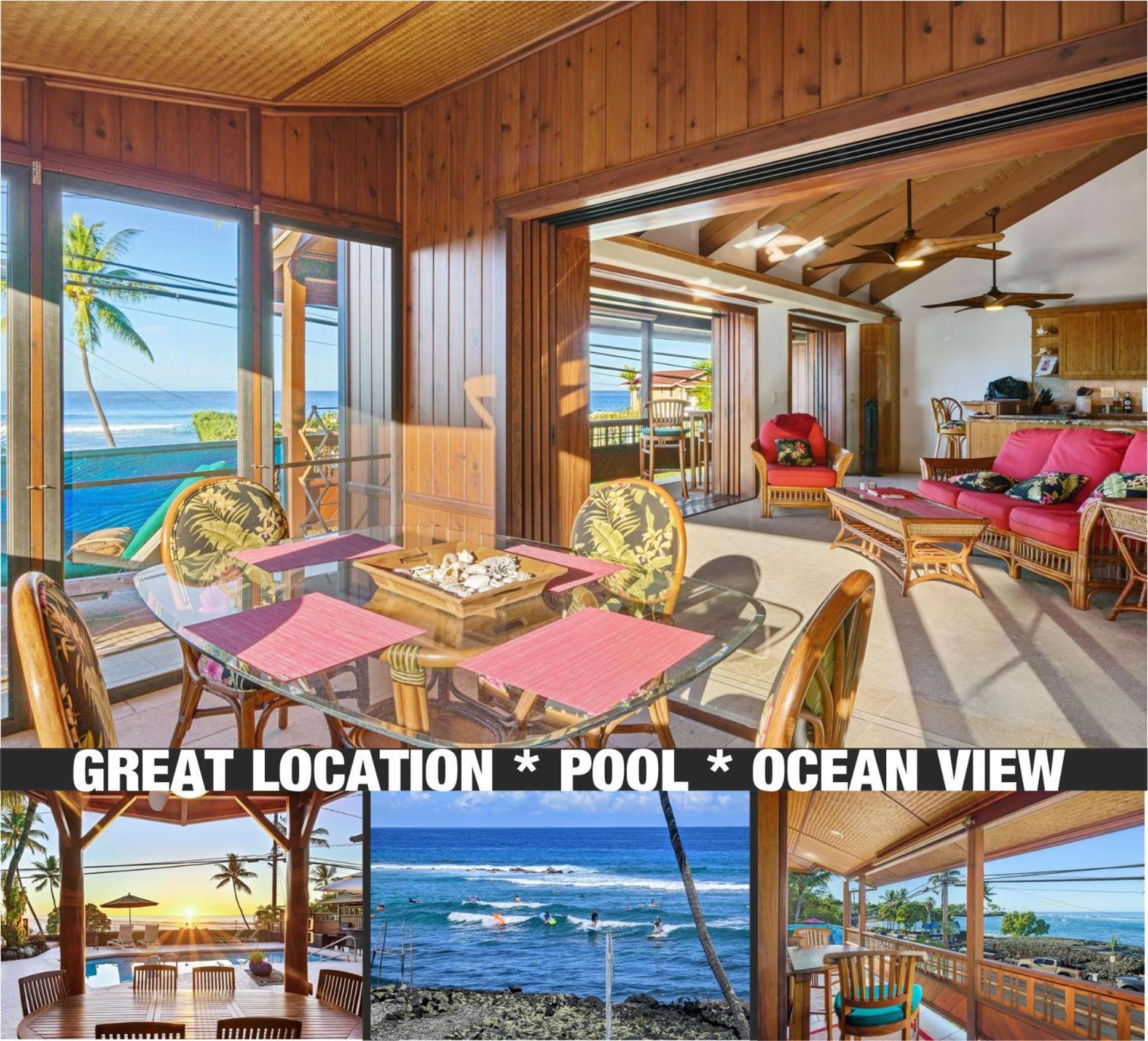 Appartamento Seaspray Oceanview Kailua-Kona Esterno foto